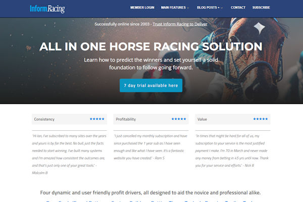 Horse Bet Research